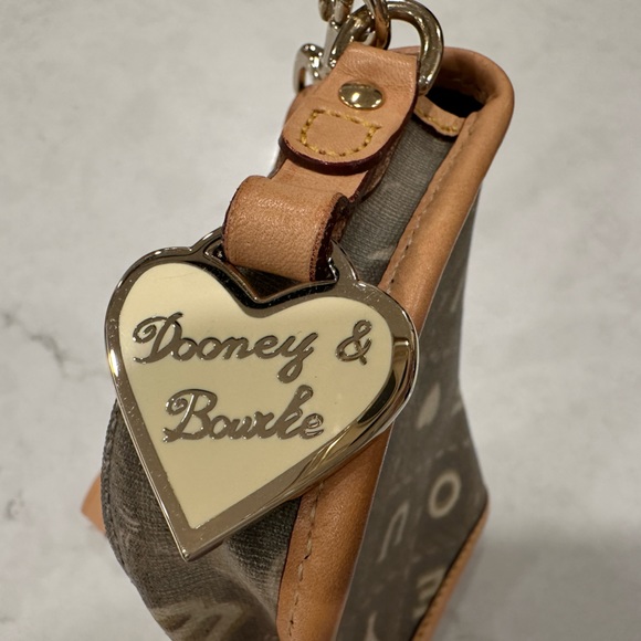 Dooney & Bourke Wristlet Pouch with Logo Pattern - Picture 3 of 6